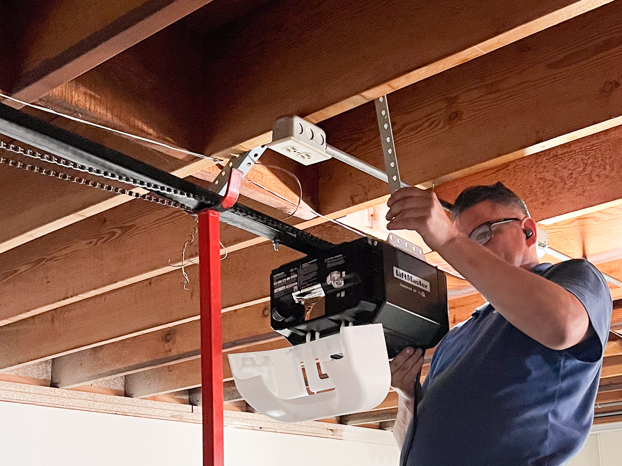 installing garage door opener